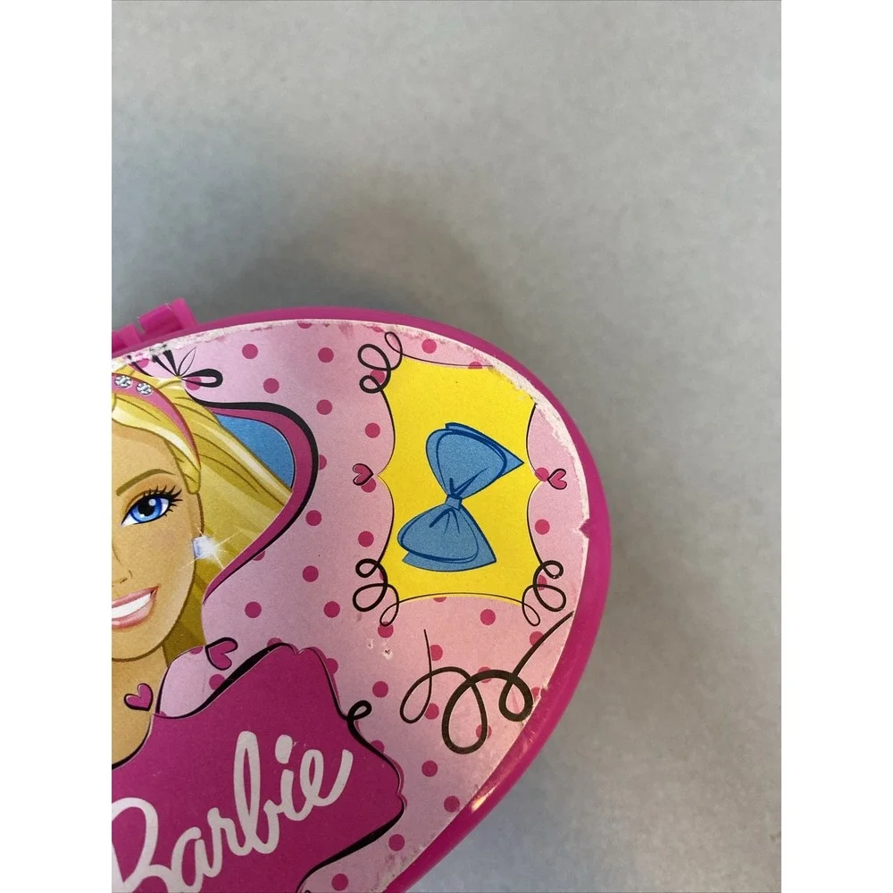 Barbie Mini Tackle Box Shakespeare Mattel Fishing Pink with‎ Clip-on Back 2011